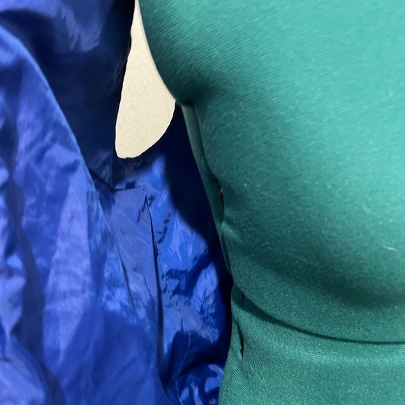 EUC CHICO'S size 1 medium/8 blue puffer vest lightweight - Picture 4 of 5